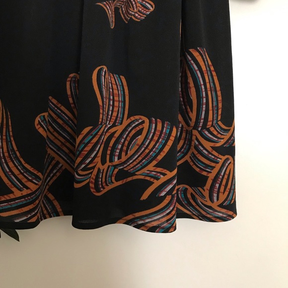 Vintage Long Sleeve Patterned Dress - Picture 5 of 6